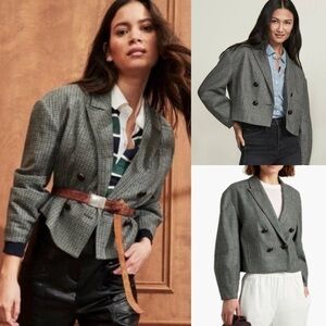 NWOT Veronica Beard Sybille Houndstooth Jacket